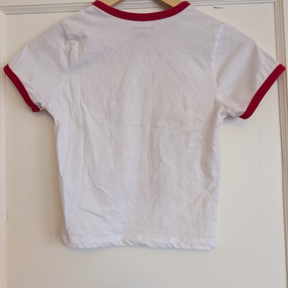 Bluenote White and Red Ringer Tee - Picture 2 of 2